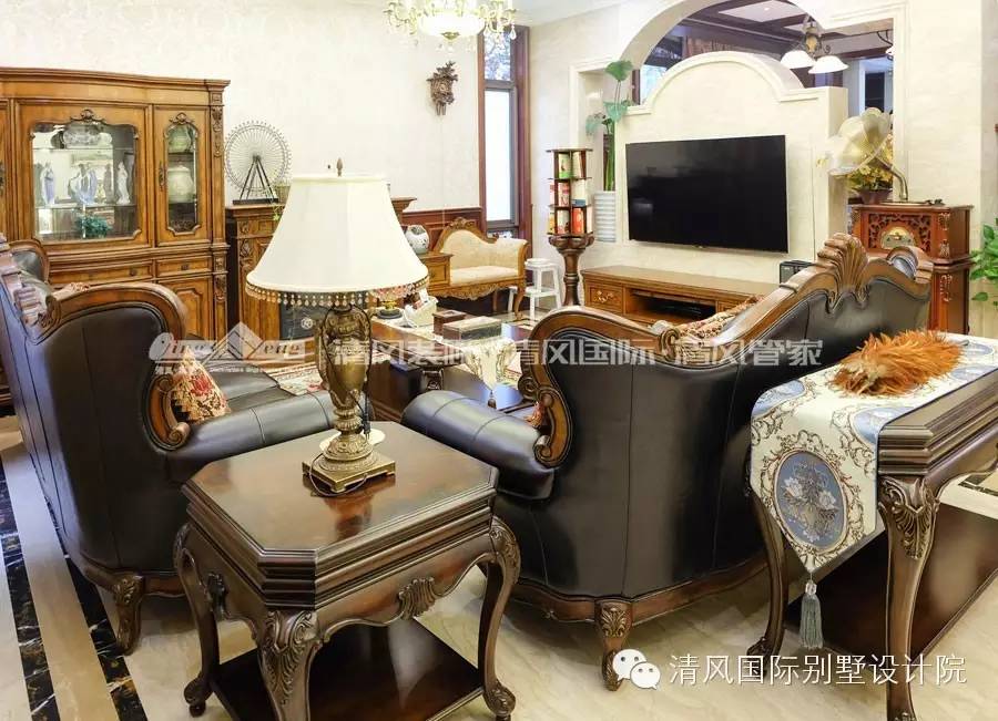 实拍六星彩网站装饰，美式古典样板房，体味得体有度的优雅