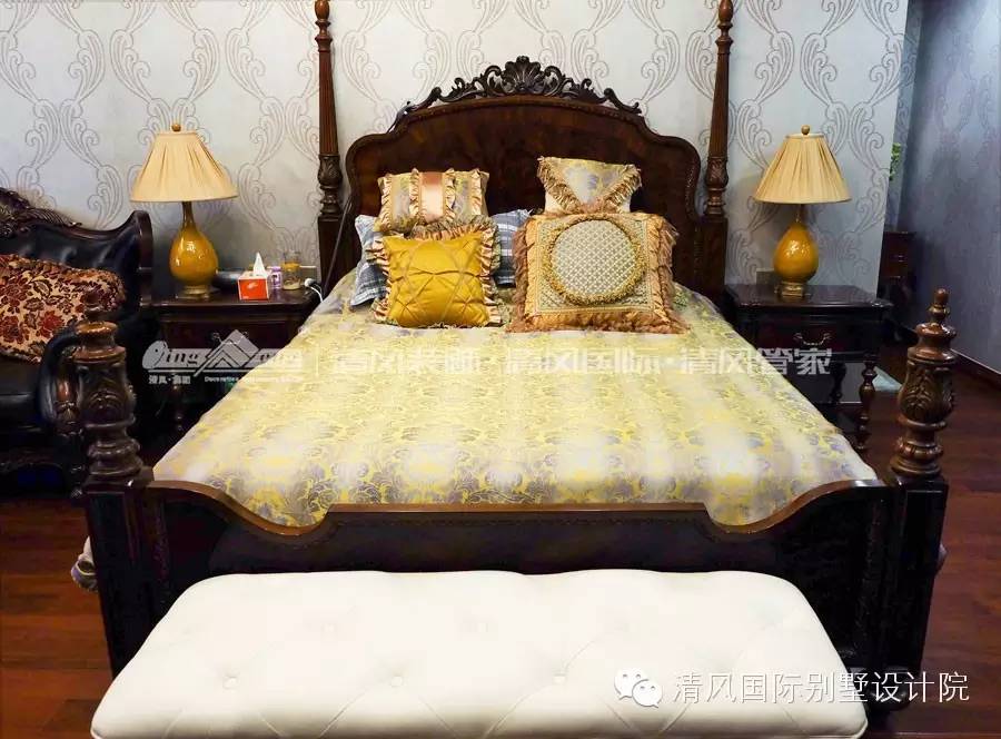 实拍六星彩网站装饰，美式古典样板房，体味得体有度的优雅