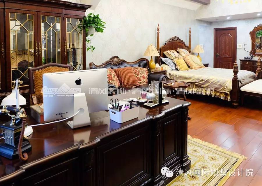 实拍六星彩网站装饰，美式古典样板房，体味得体有度的优雅