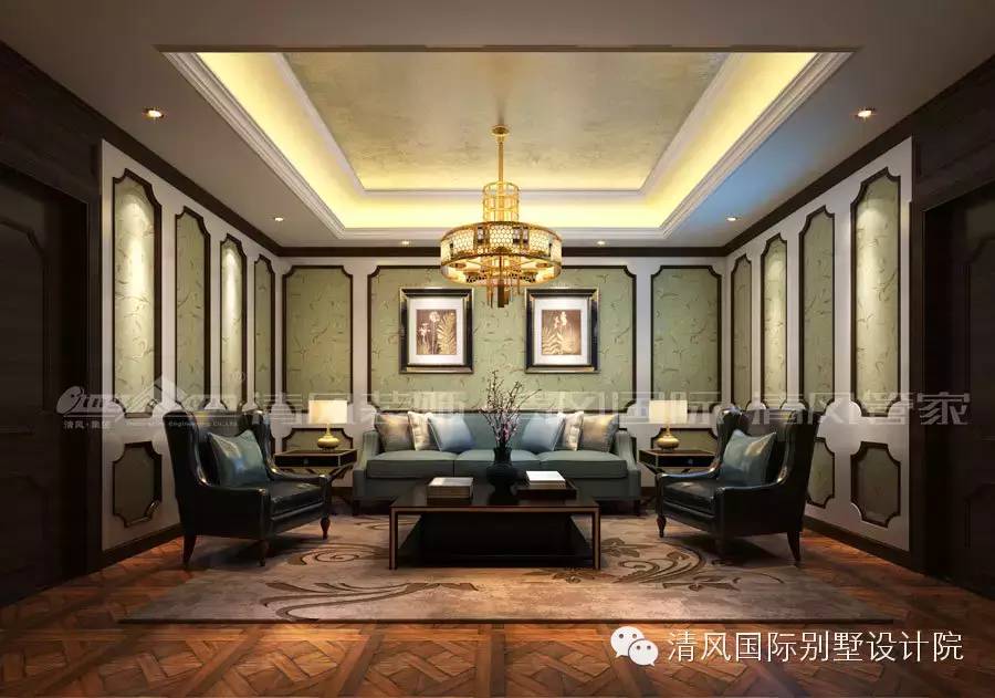 美式家装，多元素融合华丽风，让经典优雅成为生活主旋律