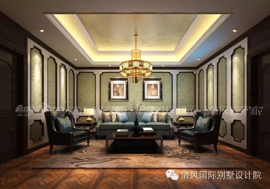 美式家装，多元素融合华丽风，让经典优雅成为生活主旋律