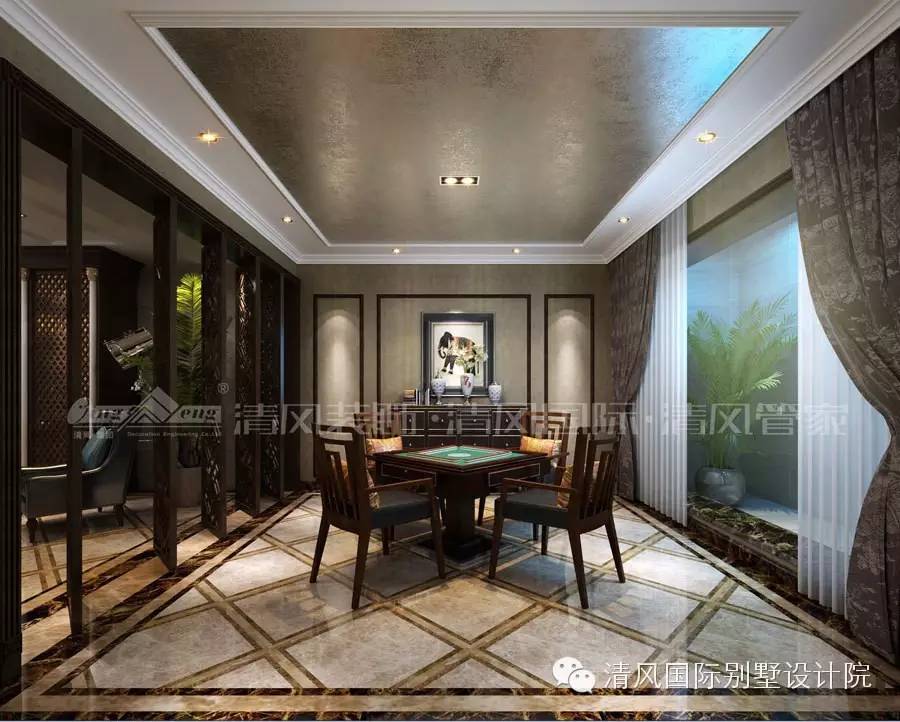 美式家装，多元素融合华丽风，让经典优雅成为生活主旋律