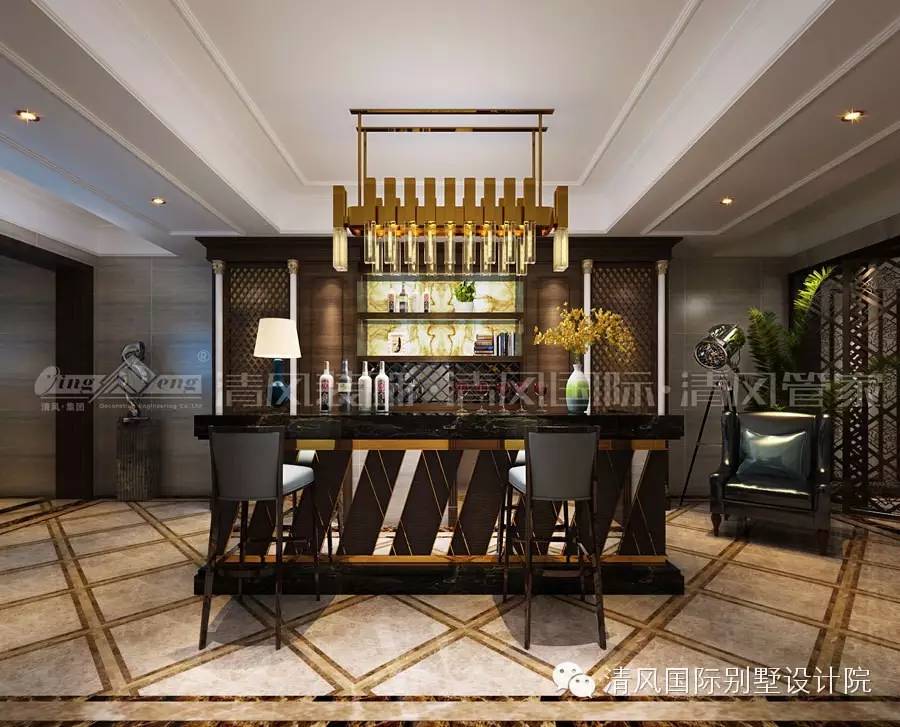 美式家装，多元素融合华丽风，让经典优雅成为生活主旋律