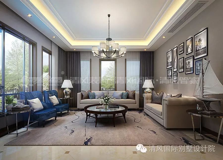 美式家装设计，体验一种自在、随意的不羁生活方式