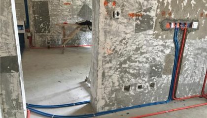 奥林清华在建工地-施工工艺形象质量标准规范验收