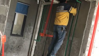 东港新村在建工地-施工工艺形象质量标准规范验收