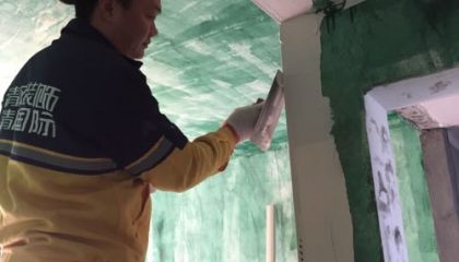 林泉雅舍油漆阶段