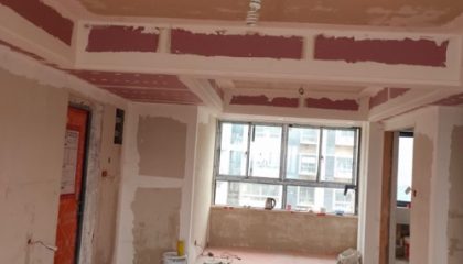 水岸家园油漆阶段