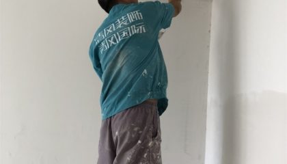 东湖大郡油漆阶段