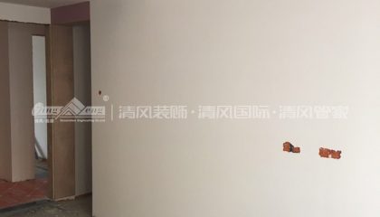 采香花园油漆阶段