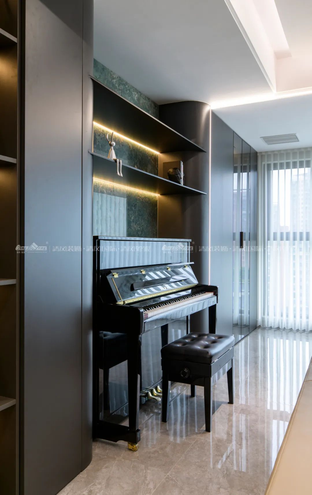 赏·析|198㎡现代轻奢，与精致主义撞个满怀！