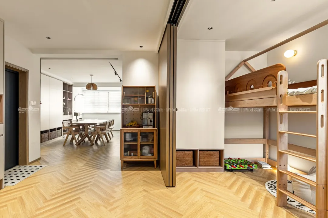 赏·析|170㎡现代简约风，功能收纳双满分，儿童房设计新灵感！