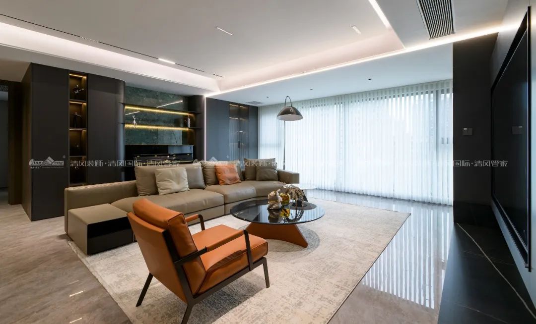 赏·析|198㎡现代轻奢，与精致主义撞个满怀！