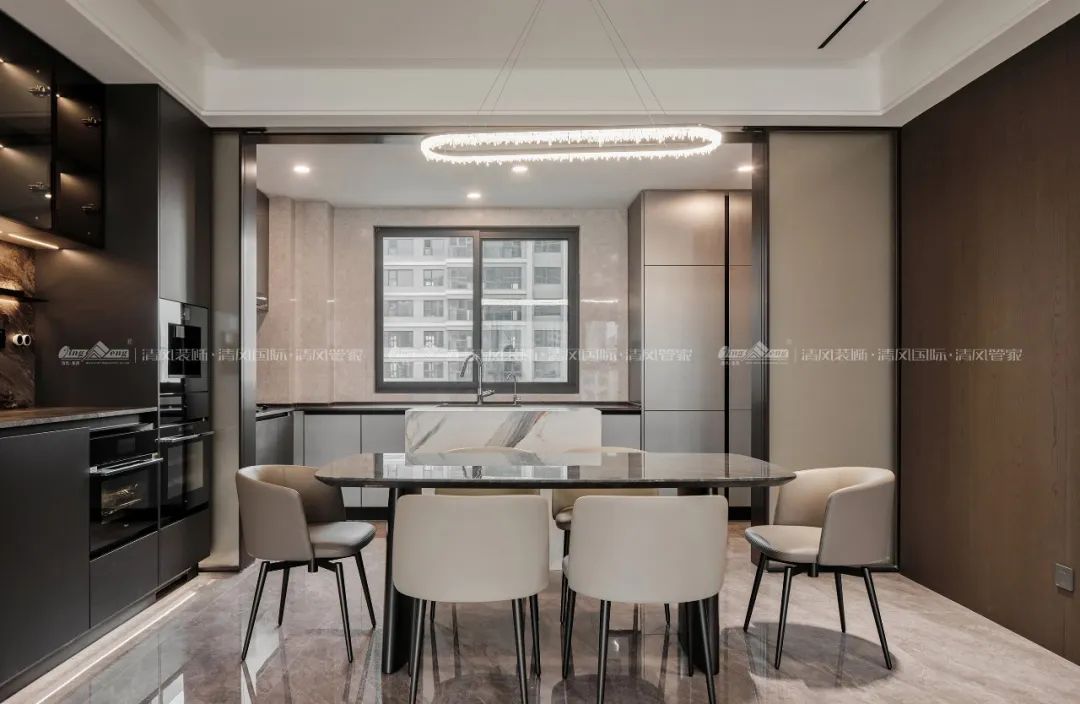 赏·析|198㎡现代轻奢，与精致主义撞个满怀！