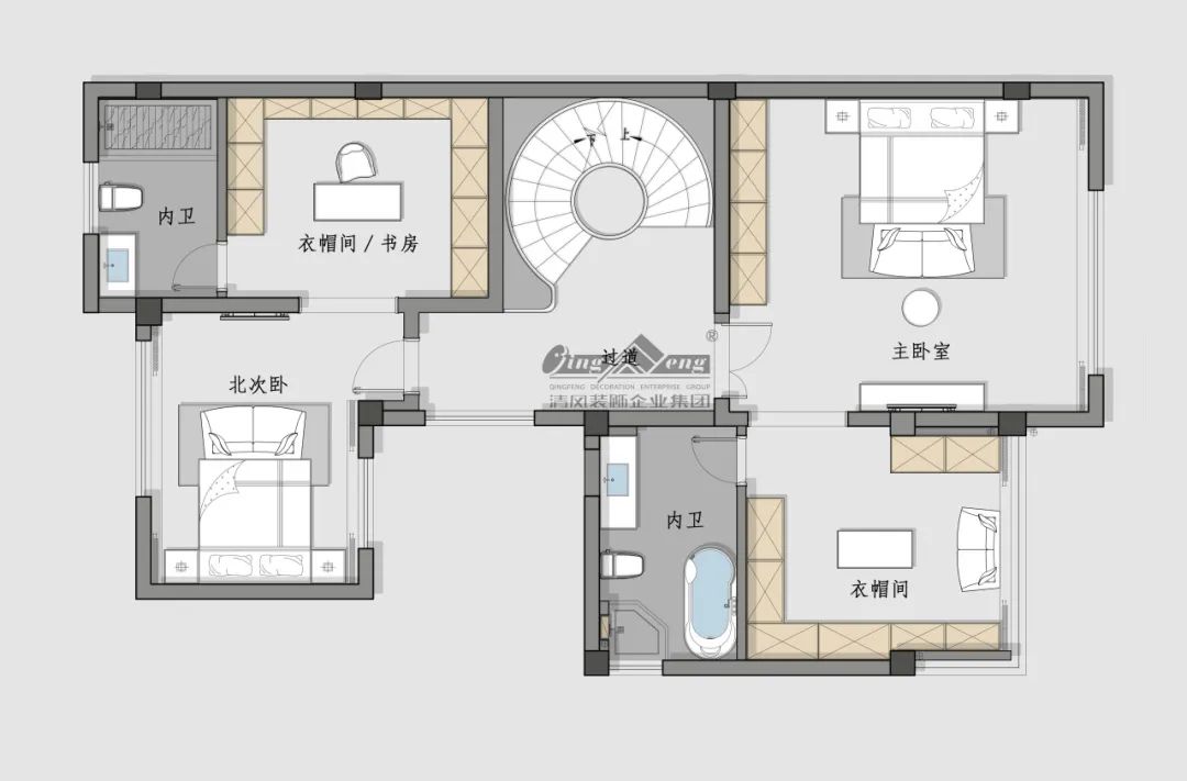 赏·析|396㎡现代简约，自由之邸
