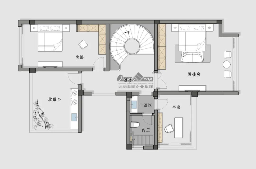 赏·析|396㎡现代简约，自由之邸