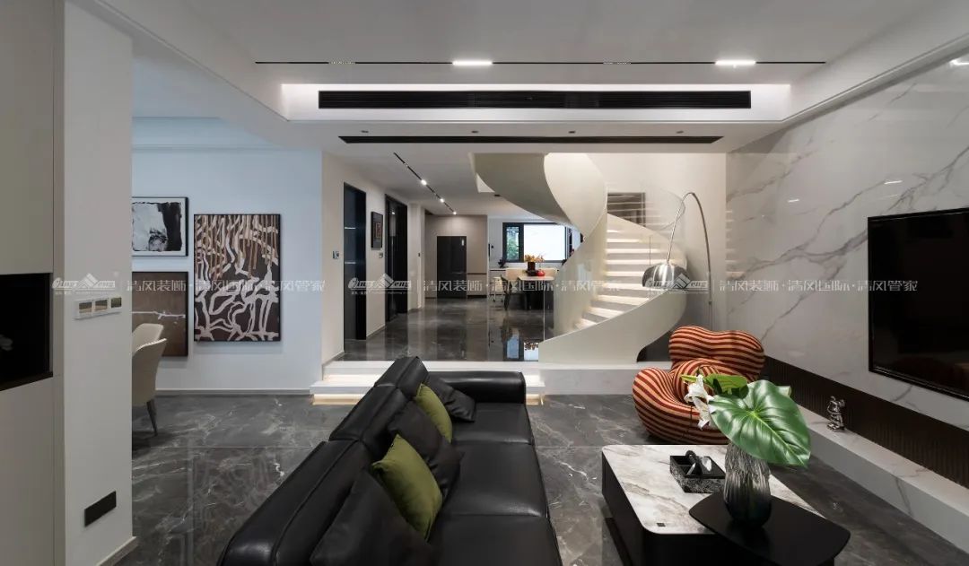 赏·析|396㎡现代简约，自由之邸